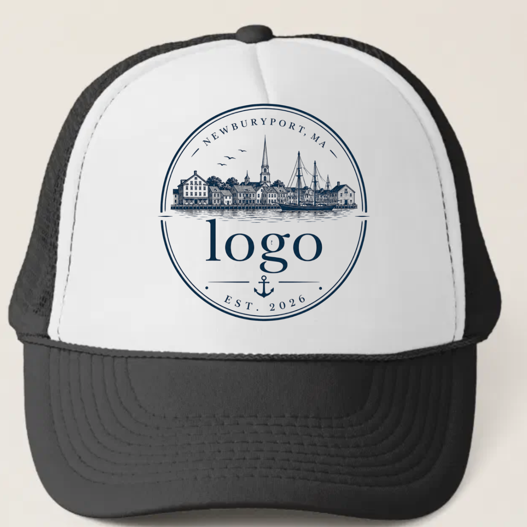 Custom branded baseball cap and hat product mockup